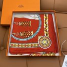 5 HERMES. 25s Exclusive Store New Silk Square TowelOriginal 18mm twill silk double-si_7276