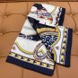 5 HERMES. 25s Exclusive Store New Silk Square TowelOriginal 18mm twill silk double-si_7277