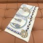 5 HERMES. 25s Exclusive Store New Silk Square TowelOriginal 18mm twill silk double-si_7278
