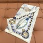 5 HERMES. 25s Exclusive Store New Silk Square TowelOriginal 18mm twill silk double-si_7278