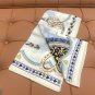 5 HERMES. 25s Exclusive Store New Silk Square TowelOriginal 18mm twill silk double-si_7278