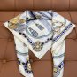 5 HERMES. 25s Exclusive Store New Silk Square TowelOriginal 18mm twill silk double-si_7278