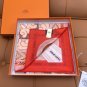 5 HERMES. 25s Exclusive Store New Silk Square TowelOriginal 18mm twill silk double-si_7283