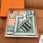 5 HERMES. 25s Exclusive Store New Silk Square TowelOriginal 18mm twill silk double-si_7285