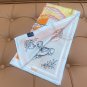 5 HERMES. 25s Exclusive Store New Silk Square TowelOriginal 18mm twill silk double-si_7290