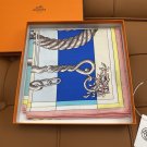 5 HERMES. 25s Exclusive Store New Silk Square TowelOriginal 18mm twill silk double-si_7291