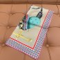 5 HERMES. 25s Exclusive Store New Silk Square TowelOriginal 18mm twill silk double-si_7298