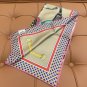 5 HERMES. 25s Exclusive Store New Silk Square TowelOriginal 18mm twill silk double-si_7298