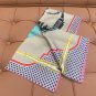 5 HERMES. 25s Exclusive Store New Silk Square TowelOriginal 18mm twill silk double-si_7298