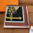 5 HERMES. 25s Exclusive Store New Silk Square TowelOriginal 18mm twill silk double-si_7299