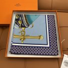 5 HERMES. 25s Exclusive Store New Silk Square TowelOriginal 18mm twill silk double-si_7300