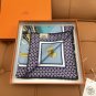 5 HERMES. 25s Exclusive Store New Silk Square TowelOriginal 18mm twill silk double-si_7300