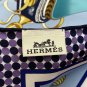 5 HERMES. 25s Exclusive Store New Silk Square TowelOriginal 18mm twill silk double-si_7300