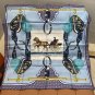 5 HERMES. 25s Exclusive Store New Silk Square TowelOriginal 18mm twill silk double-si_7300