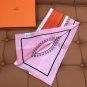5 HERMES. 25s Exclusive Store New Silk Square TowelOriginal 18mm twill silk double-si_7841