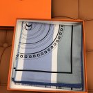 5 HERMES. 25s Exclusive Store New Silk Square TowelOriginal 18mm twill silk double-si_7842