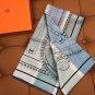 5 HERMES. 25s Exclusive Store New Silk Square TowelOriginal 18mm twill silk double-si_7842
