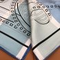 5 HERMES. 25s Exclusive Store New Silk Square TowelOriginal 18mm twill silk double-si_7842