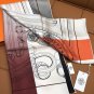 5 HERMES. 25s Exclusive Store New Silk Square TowelOriginal 18mm twill silk double-si_7843