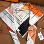 5 HERMES. 25s Exclusive Store New Silk Square TowelOriginal 18mm twill silk double-si_7843