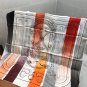 5 HERMES. 25s Exclusive Store New Silk Square TowelOriginal 18mm twill silk double-si_7843