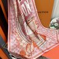 5 Lv Home 2025 [Classic Style] Silk Square Scarf [High end Love Women's Beauty] Very ra