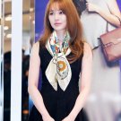 5 New 2025 HERMES Heavy [Celebration] [Flower Map] Square Scarf [Lips] Simplified and f