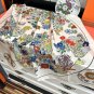 5 New 2025 HERMES Heavy [Celebration] [Flower Map] Square Scarf [Lips] Simplified and f
