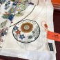 5 New 2025 HERMES Heavy [Celebration] [Flower Map] Square Scarf [Lips] Simplified and f