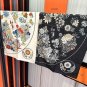 5 New 2025 HERMES Heavy [Celebration] [Flower Map] Square Scarf [Lips] Simplified and f_4648
