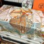 5 New 2025 HERMES Heavy [Celebration] [Hermes Flagship] Square scarf [Lips] Simplified