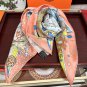 5 New 2025 HERMES Heavy [Celebration] [Hermes Flagship] Square scarf [Lips] Simplified_3674