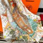 5 New 2025 HERMES Heavy [Celebration] [Hermes Flagship] Square scarf [Lips] Simplified_5171