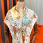 5 New 2025 HERMES Heavy [Celebration] [Hermes Flagship] Square scarf [Lips] Simplified_5171