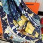 5 New 2025 HERMES Heavy [Celebration] [Hermes Flagship] Square scarf [Lips] Simplified_7632