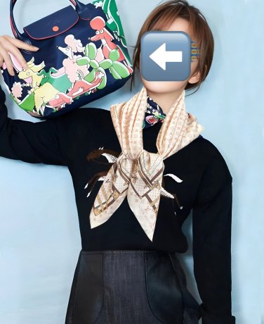 5 New 2025 Latest LV [Classic Style] Silk Square Scarf, Buy It and Say You Must Hurry U