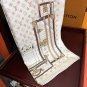 5 New 2025 Latest LV [Classic Style] Silk Square Scarf, Buy It and Say You Must Hurry U