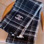 5 New Chanel Annual Most Beautiful [Double C Weaving plaid shawl] Exclusive channel ori_3089