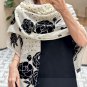 5 New Release     Xiaoxiangshan Camellia Collection BlackSize 140  140cm Velvet