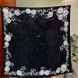 5 New Release     Xiaoxiangshan Camellia Collection BlackSize 140  140cm Velvet_6867