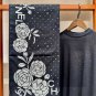 5 New Release Xiaoxiangshan Camellia Collection BlackSize 140 140cm Velvet_6867