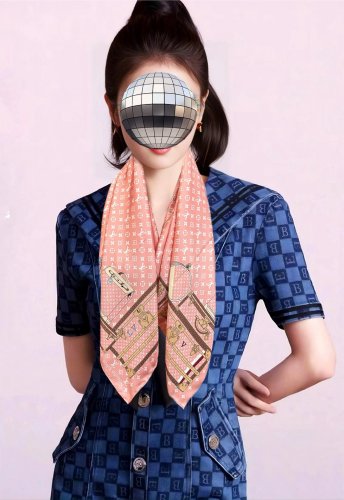 5 New Release 2025 Latest LV [Classic Style] Silk Square Scarf, Buy It and Say You Must