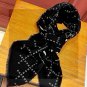 5 New Xiaoxiang [Double C Logo Grid Square Scarf 140] Bearded Cashmere Square Scarf Rec_8044