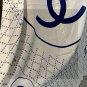 5 New Xiaoxiang [Double C Logo Grid Square Scarf 140] Bearded Cashmere Square Scarf Rec_8045