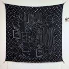 5 RCC2552Double sided same color 140x140cm 70% cashmere 30% silkChanel's