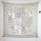 5 RCC2552Double sided same color 140x140cm 70% cashmere 30% silkChanel's_571