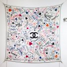 5 RCC2553Double sided same color 140x140cm 70% cashmere 30% silkChanel's_569