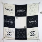 5 RCC2559Double sided same color 140x140cm 70% cashmere 30% silkChanel's