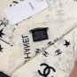 5 RCC2560Double sided same color 140x140cm 70% cashmere 30% silkChanel's