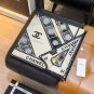 5 RCC2563Double sided same color 140x140cm 70% cashmere 30% silkChanel's